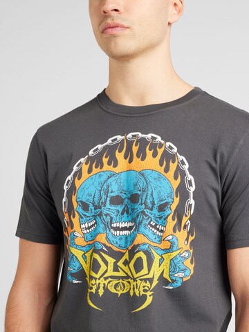 Volcom T-Shirt 'HOT HEADED' in Grau