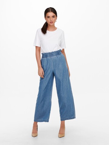 ONLY Wide Leg Jeans i blå