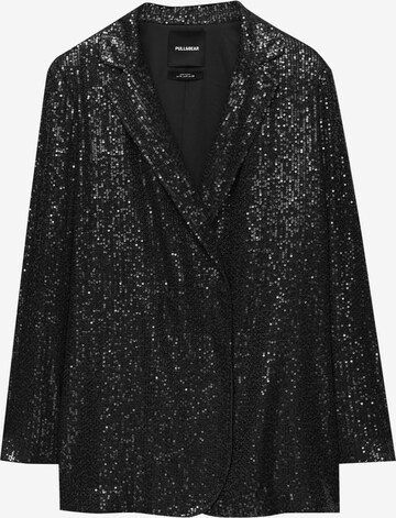 Pull&Bear Blazer in Black: front