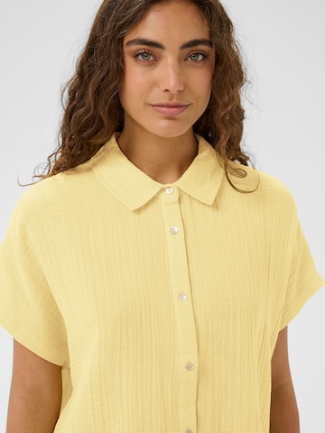 Chemisier CULTURE en jaune