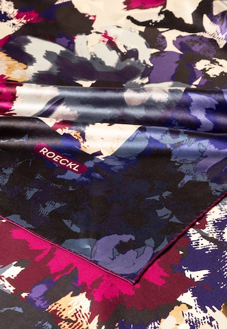 Sciarpa 'Camouflage Flowers' di Roeckl in lilla