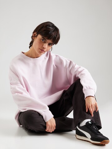 Sweat-shirt 'SELA' Pegador en rose