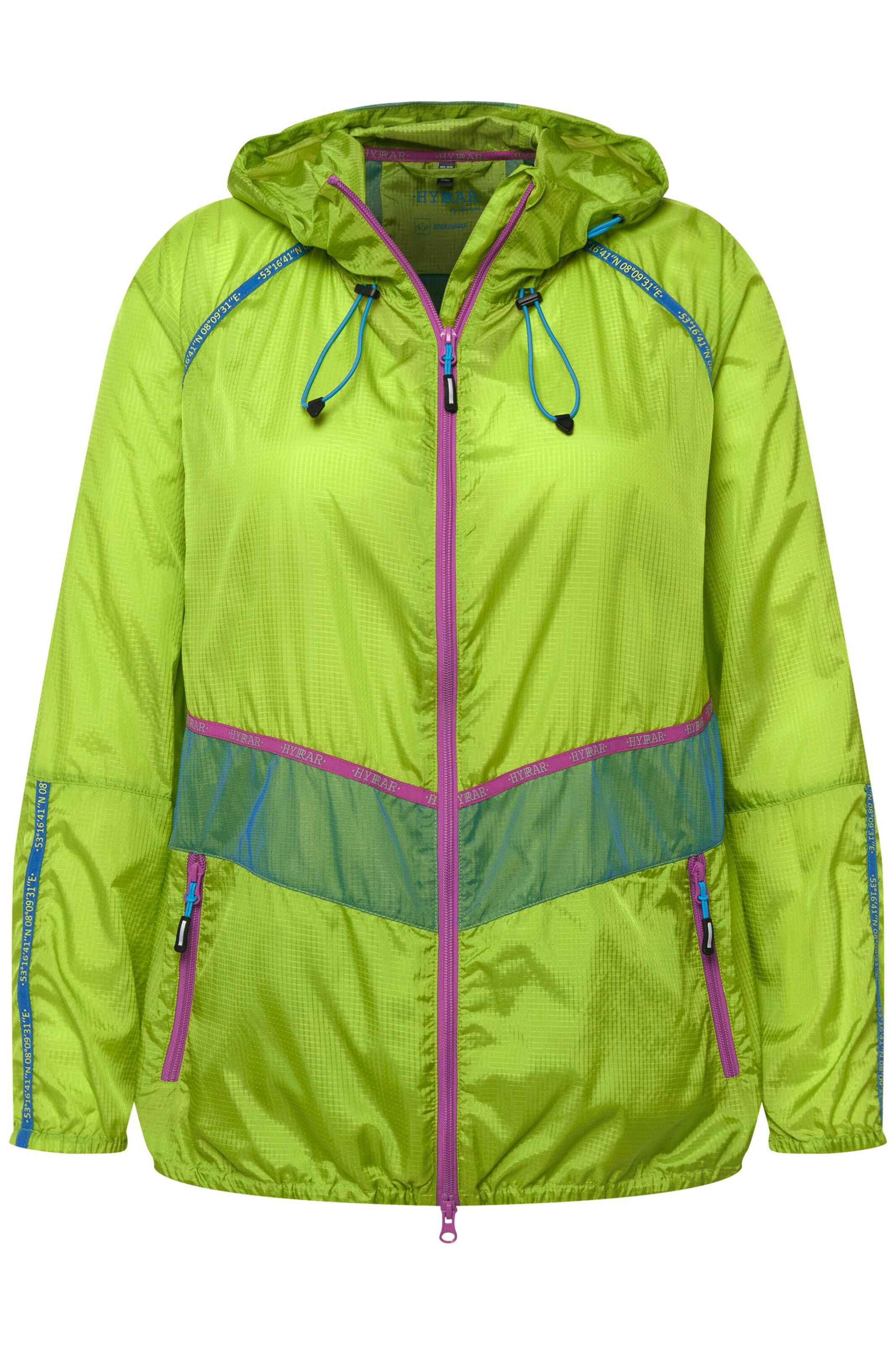 Ulla Popken Funktionsjacke in Grün: Vorderseite