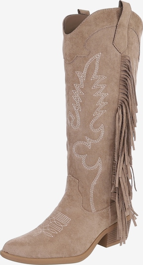 Ital-Design High Heels ' Western- & Bikerstiefel ' in hellbraun, Produktansicht