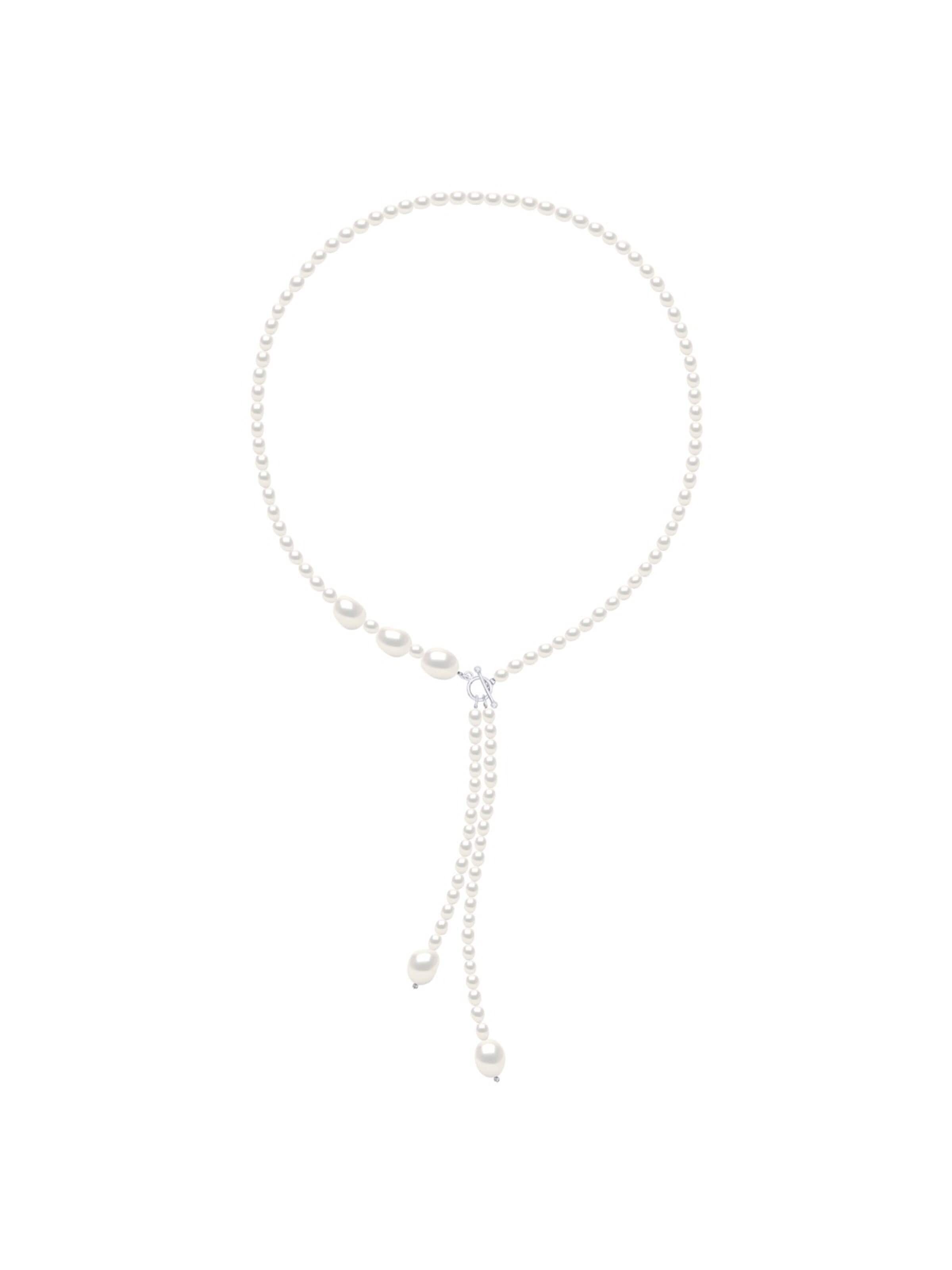 Collana 'SAINT LOUIS' di Ateliers Saint Germain in bianco: frontale