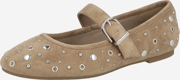 s.OliverOtvorene balerinke - bež boja: prednji dio