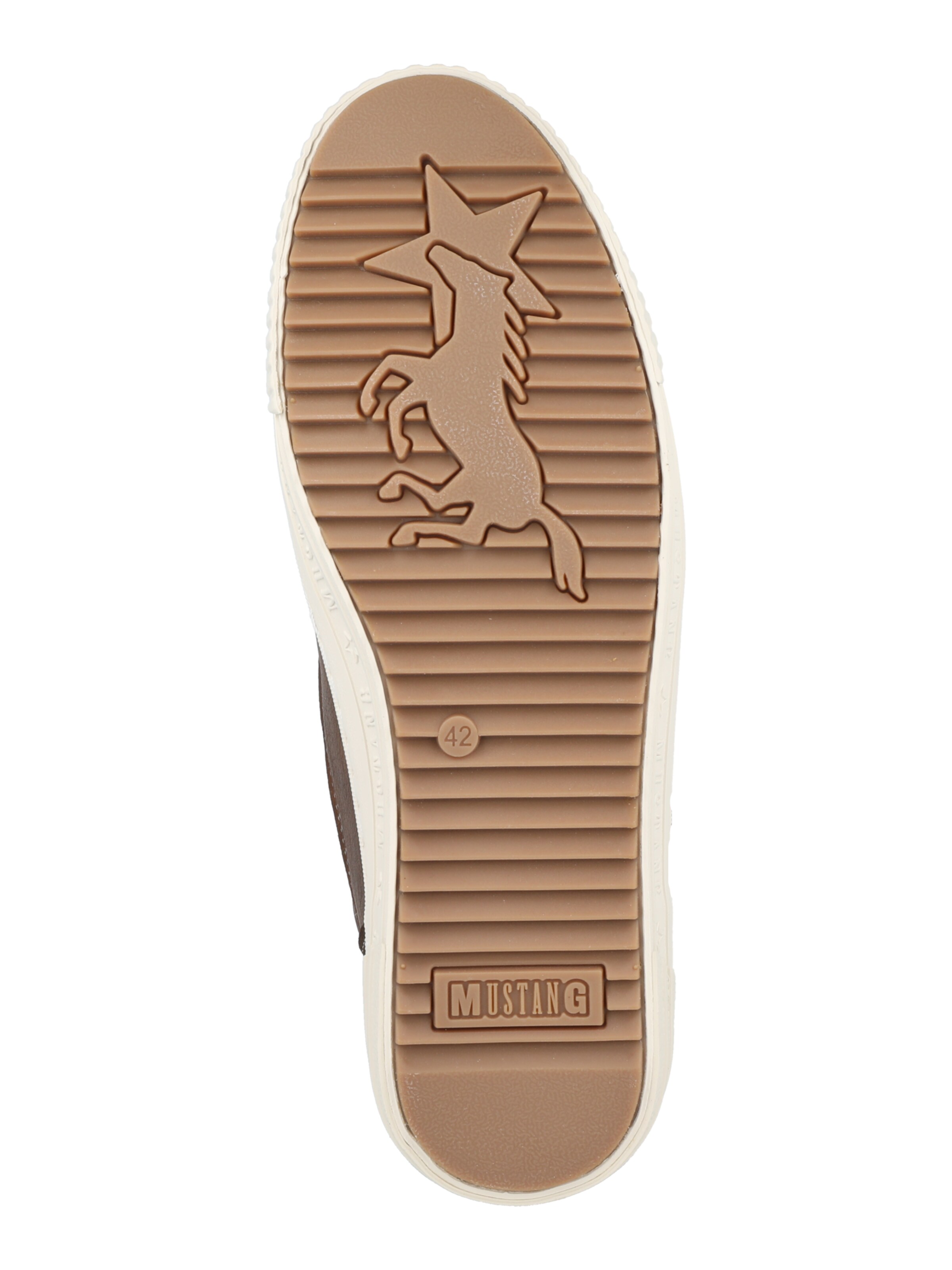 Sneaker alta di MUSTANG in marrone