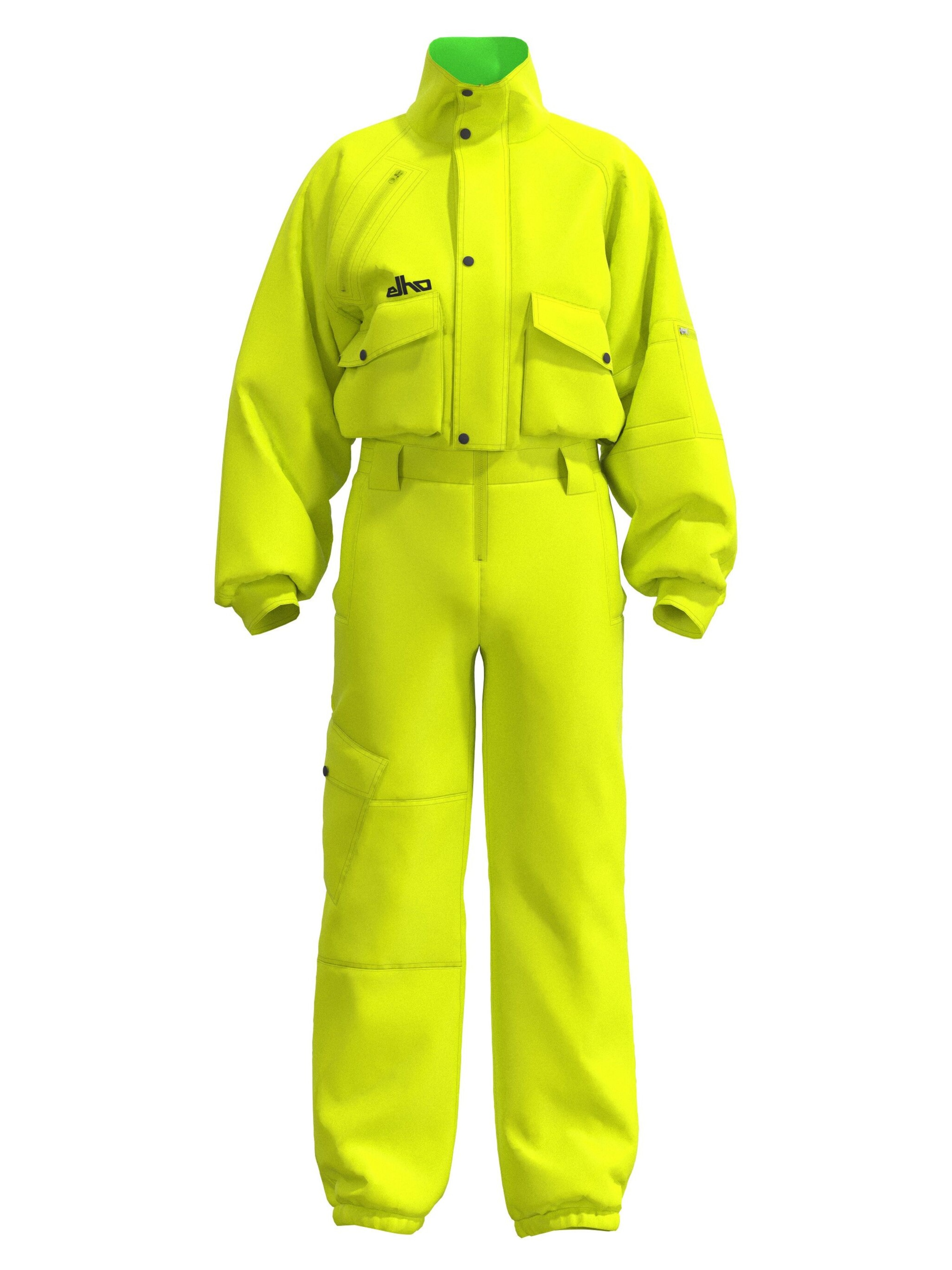 Survêtements 'Les Gets 89' elho en jaune : devant