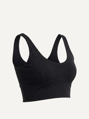 Bustier Soutien-gorge de sport ZUBEK en noir