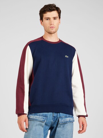 LACOSTE Sweatshirt in Blauw: voorkant