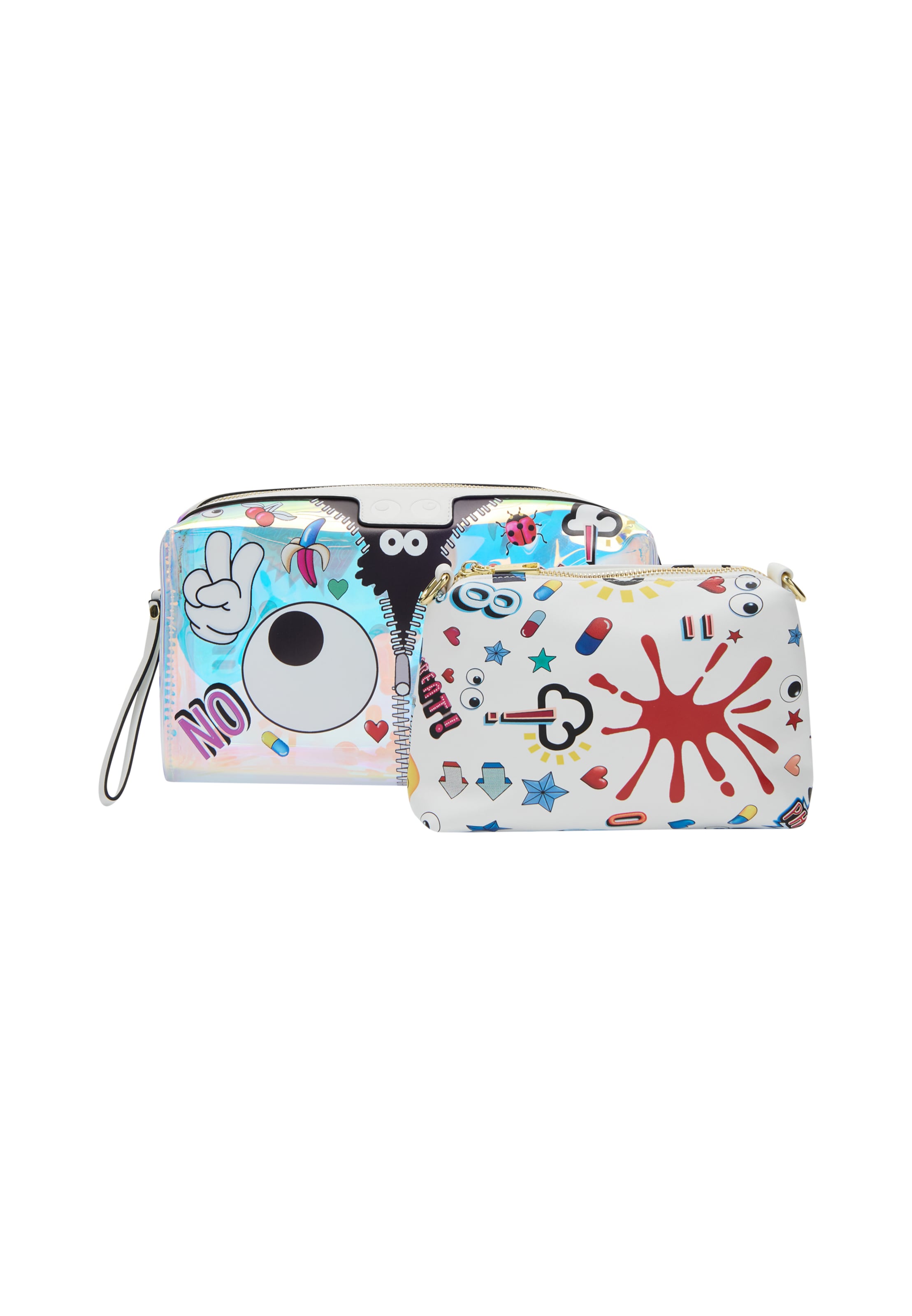 Sac à bandoulière 'Pop Eyetheme' MYMO en blanc : devant