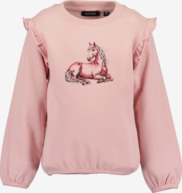 BLUE SEVEN Collegepaita värissä vaaleanpunainen: etupuoli