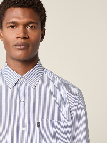 Next Regular fit Button Up Shirt in Blue