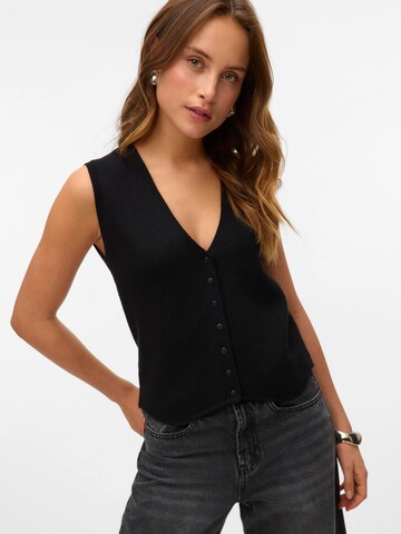 VERO MODA Vest 'GOLD' in Black