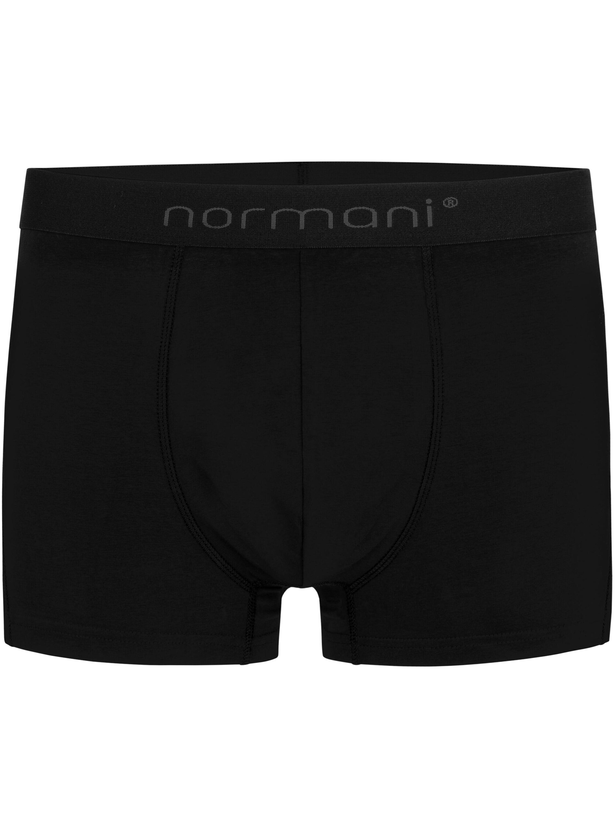 Boxers normani en noir : devant