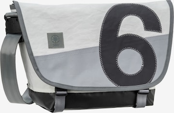 360 Grad Crossbody Bag ' Tanker ' in White: front