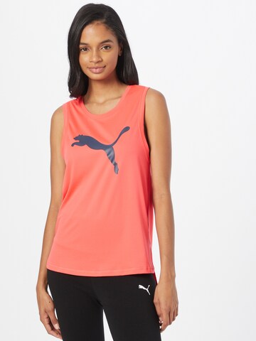 PUMA Sports Top in Orange: front