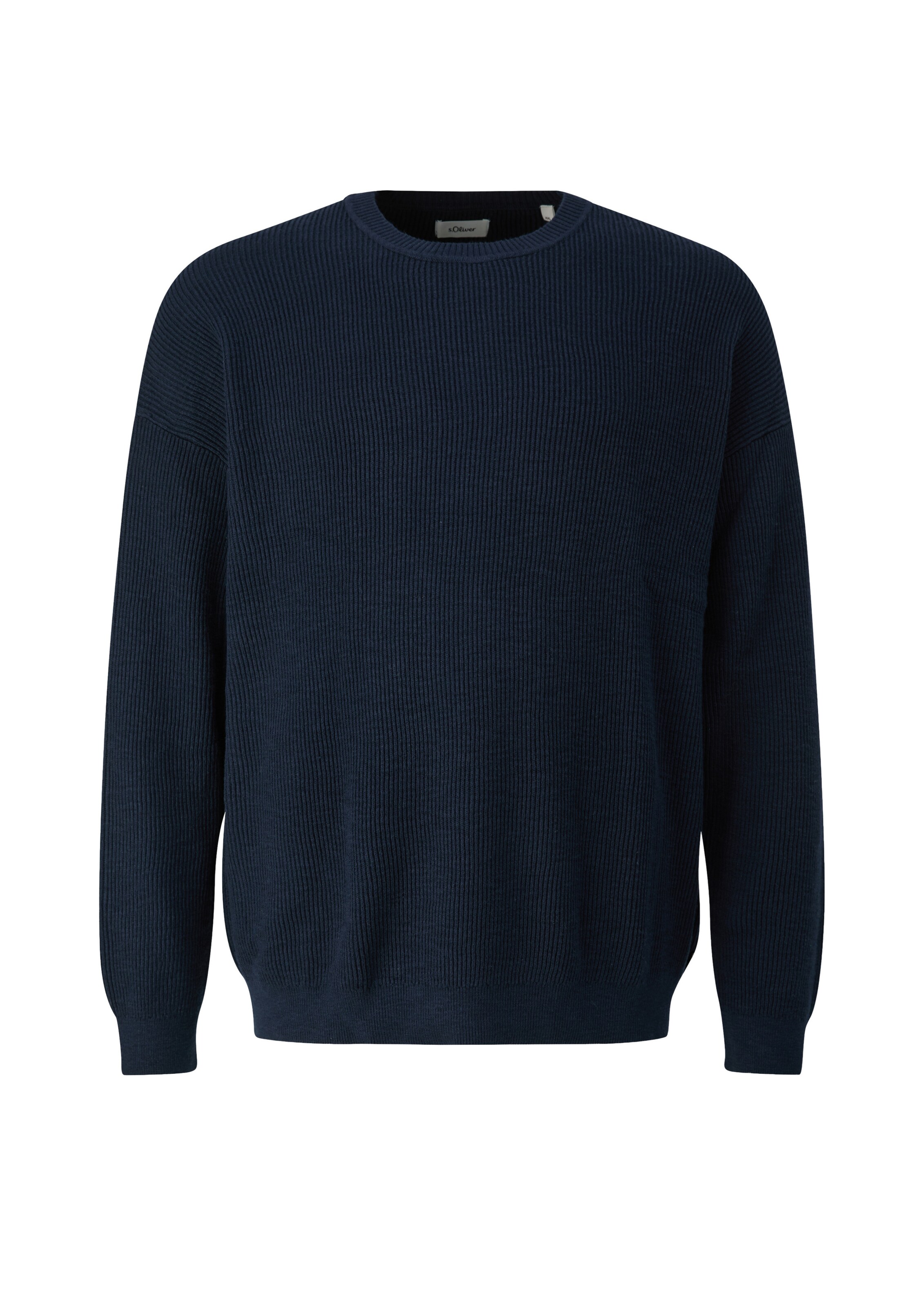 Pull-over s.Oliver Men Big Sizes en bleu : devant