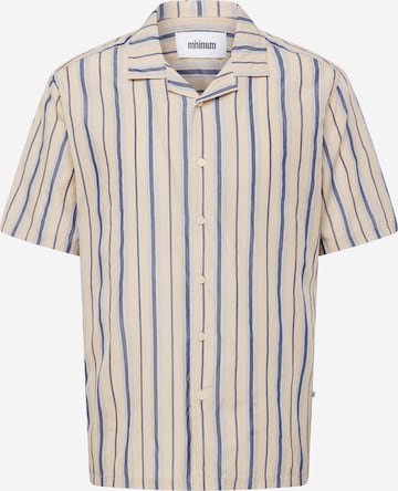 minimum Regular fit Overhemd in Beige: voorkant