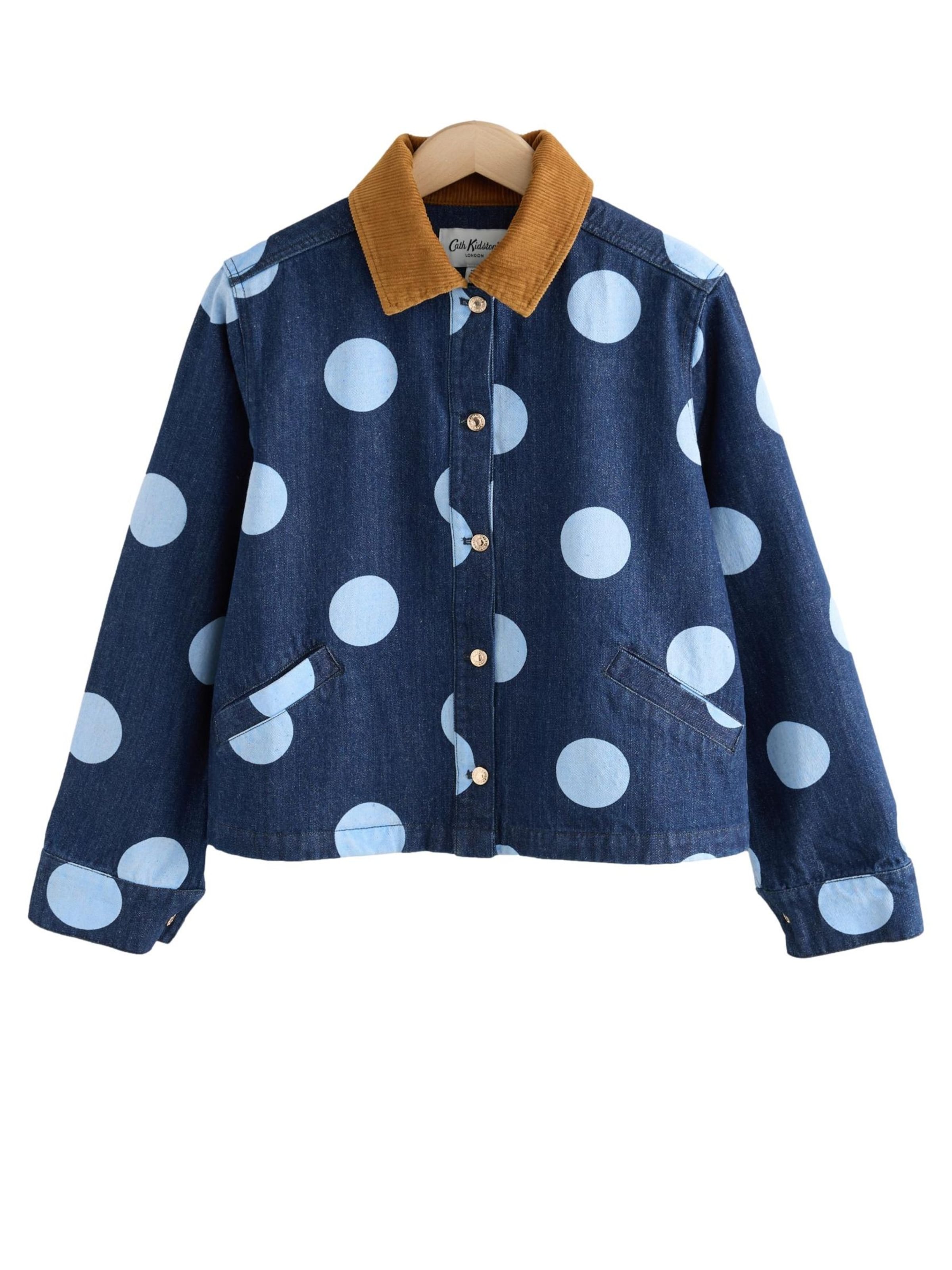 Cath Kidston Prechodná bunda - Modrá: predná strana