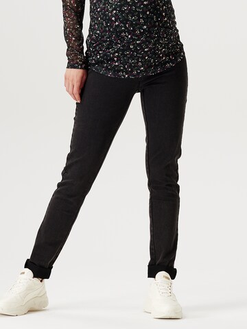 Supermom Regular Jeggings 'Bow' in Zwart: voorkant