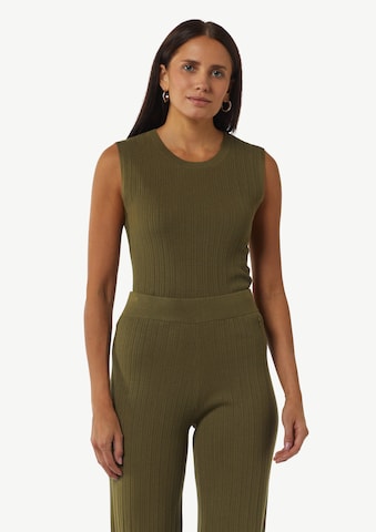 comma casual identity Knitted top in Green: front