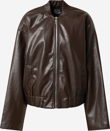 ABOUT YOU x Millane Between-season jacket 'Lavinia' in Brown: front
