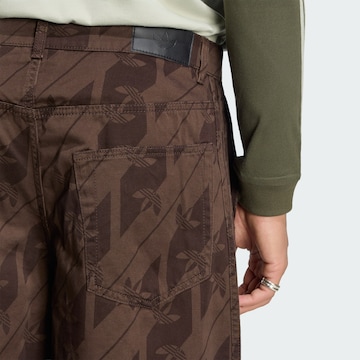 ADIDAS ORIGINALS Loosefit Kalhoty – hnědá