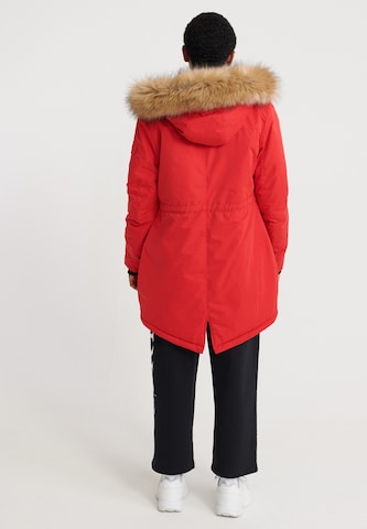 Parka d’hiver 'Nadare' Superdry en rouge