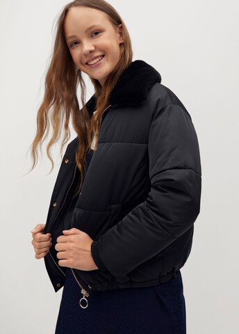 MANGO KIDS Winterjacke 'Julieta' in Schwarz: predná strana