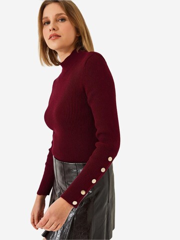 Bianco Lucci Sweater in Red