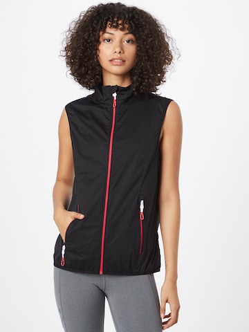 KILLTEC Sports Vest 'Trin' in Black: front