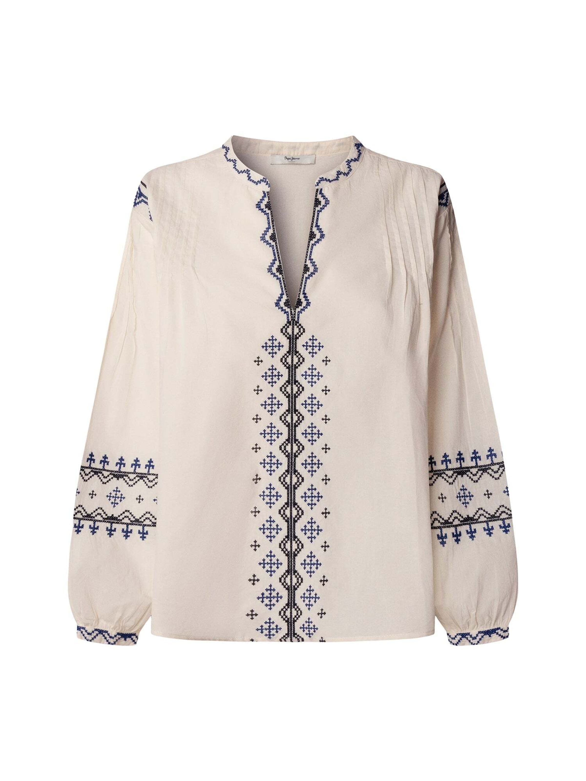Pepe Jeans Blouse 'Bernis' in Blauw: voorkant