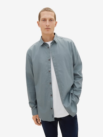 Regular fit Camicia di TOM TAILOR in grigio