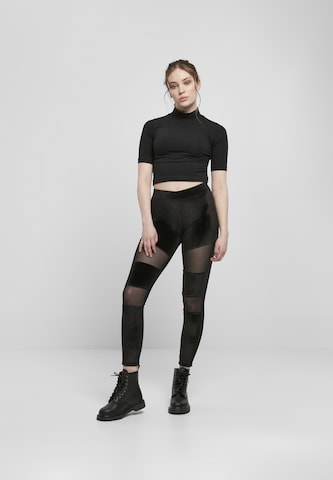 Urban Classics Skinny Leggings in Black