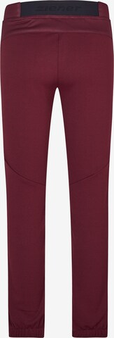 ZIENER Regular Outdoor Pants 'NIFLI' in Red