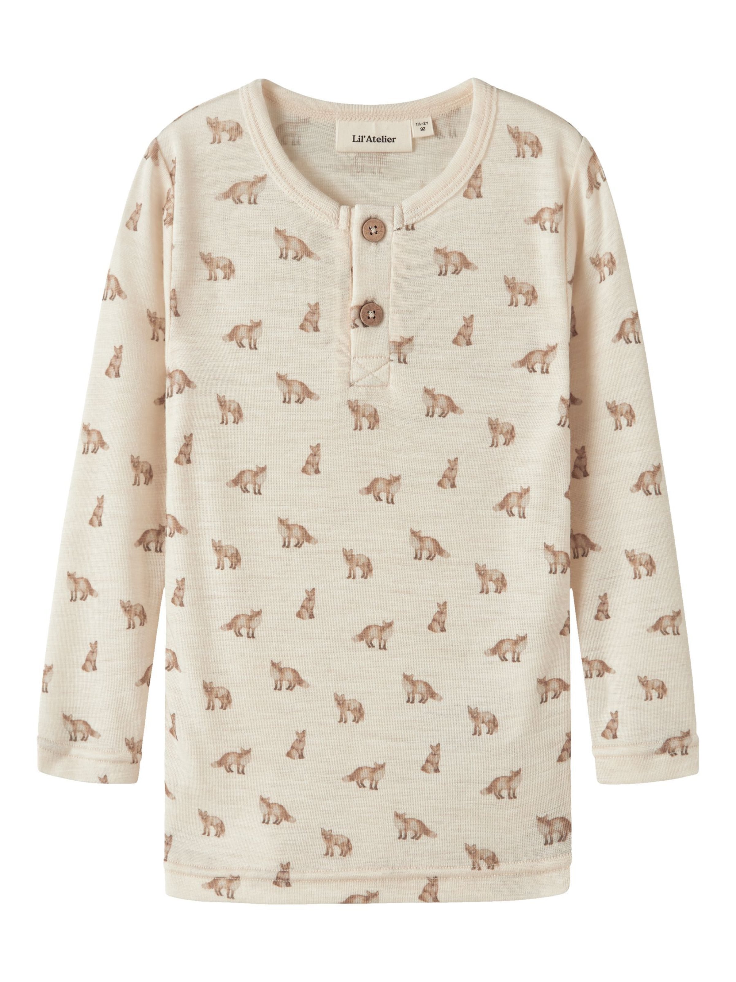 NAME IT Shirt in Beige: voorkant
