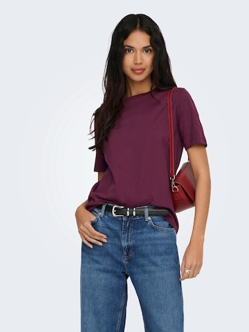 ONLY Shirt 'ONLFREJA' in Purple: front