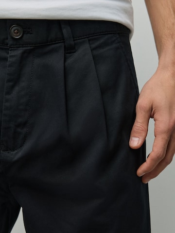 Next Loosefit Élére vasalt nadrágok - fekete