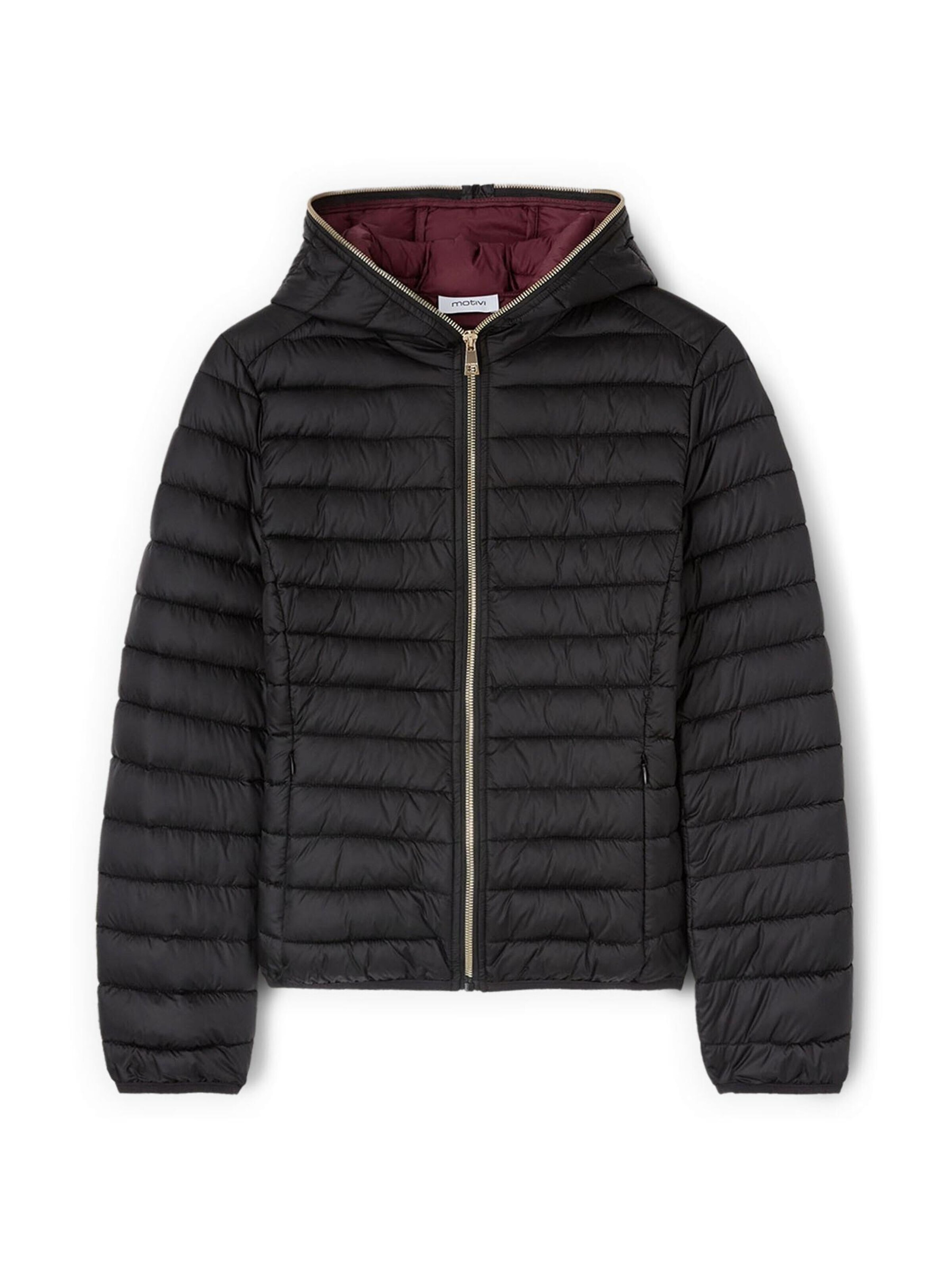 Veste d’hiver MOTIVI en noir : devant