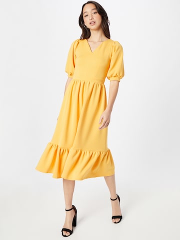 Closet London Dress 'JD6991' in Yellow: front