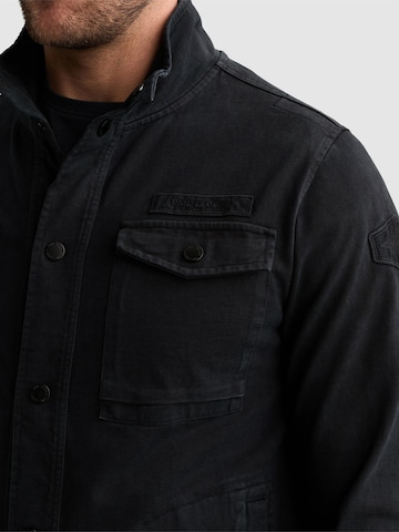 PME Legend Overgangsjakke 'Cargo sweat jacket with zipper closure' i blå