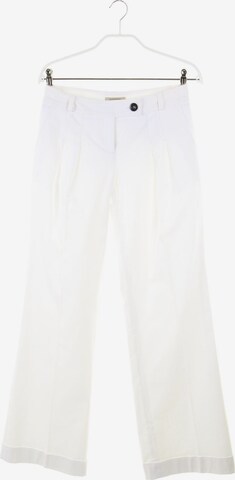 BURBERRY Pants in XXS in White: front