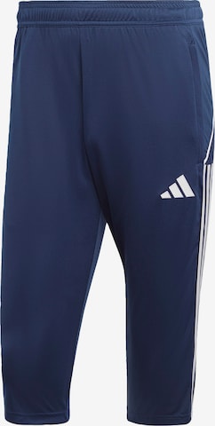 ADIDAS PERFORMANCE Slimfit Sportbroek 'Tiro 23 League' in Blauw: voorkant