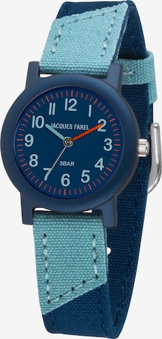 Jacques Farel Analog Watch in Blue: front