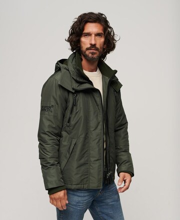 Superdry Winter Jacket in Green: front