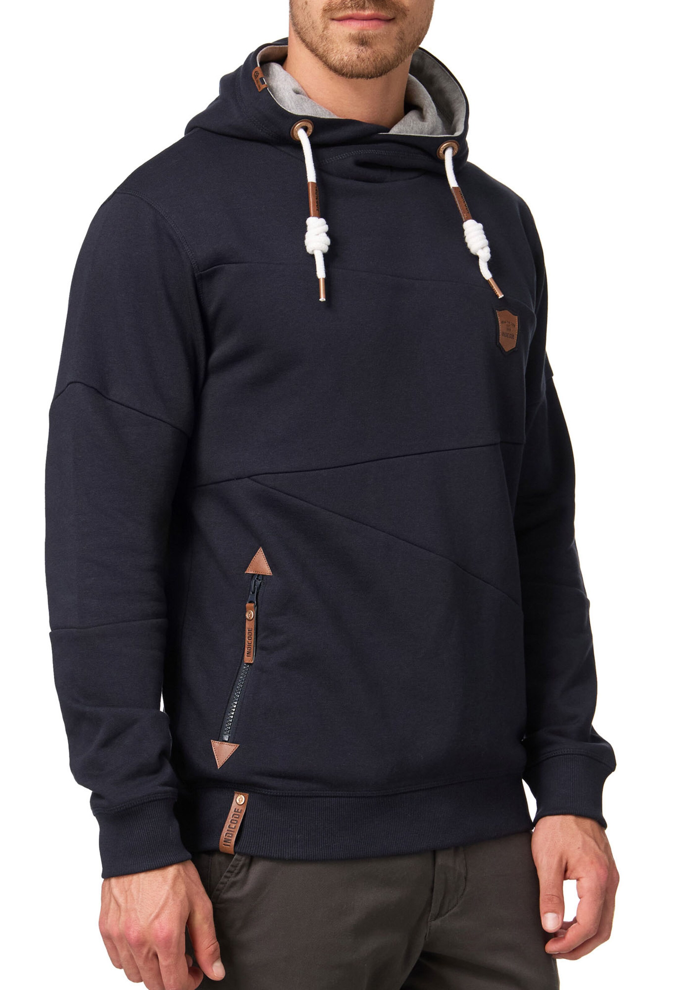 INDICODE JEANS Sweatshirt in Blue