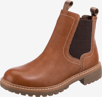Freyling Ankle Boots in Brown: front