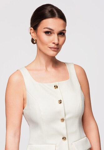 Robe fourreau Ombre en beige