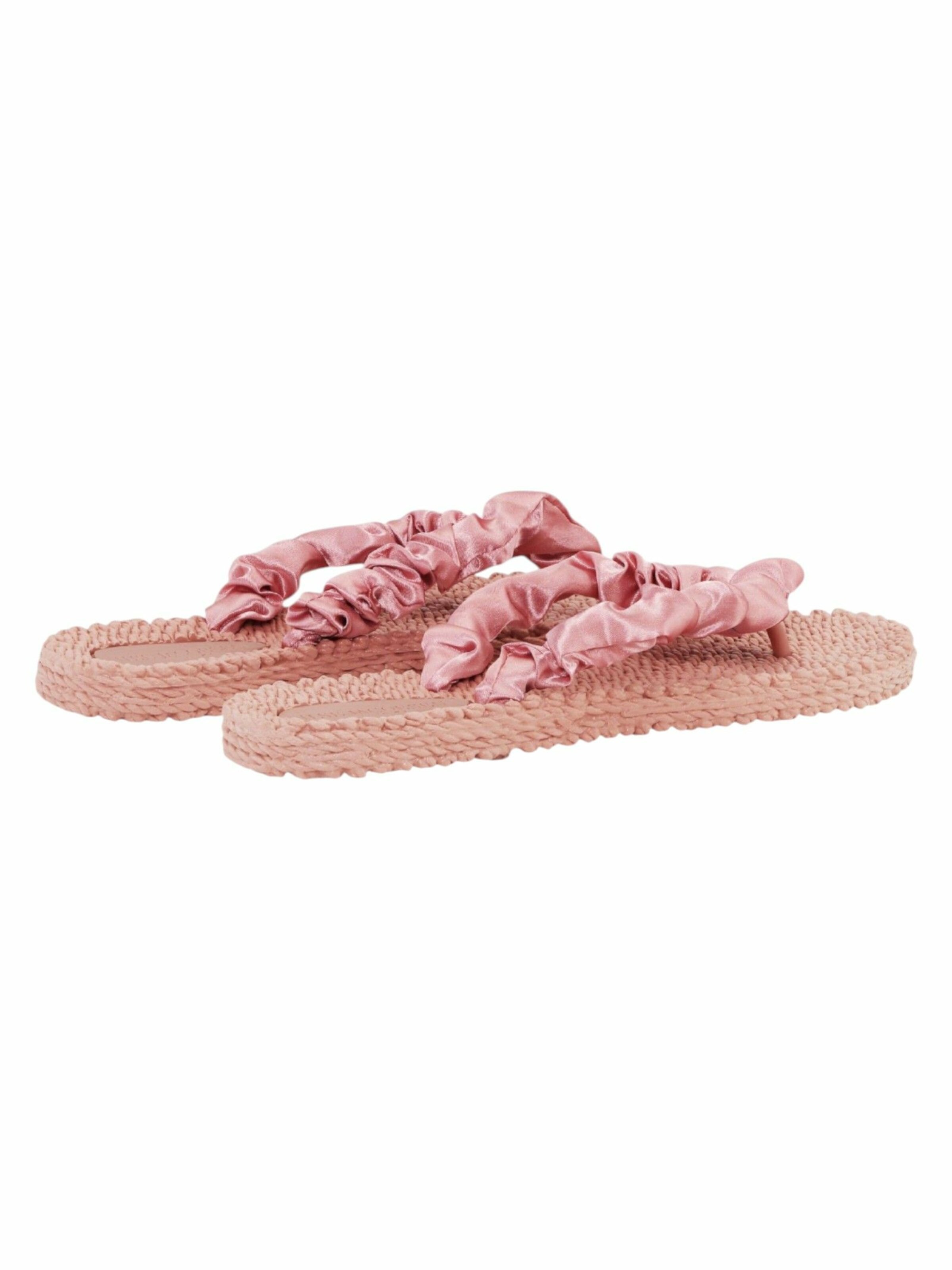 ILSE JACOBSEN T-Bar Sandals in Pink